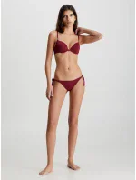 Dámska plavková podprsenka bikini KW0KW02278 XN0 bordová - Calvin Klein Dámska plavková podprsenka bikini KW0KW02278 XN0 bordová - Calvin Klein