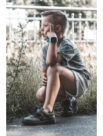 Klasyczne Dziecięce Buty Sportowe Czarne Marlin