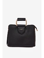 Malá Kufříková Kabelka Z Eko Kůže Černá Lorielle