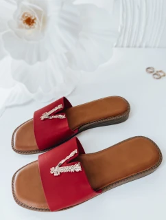 Dámske žabky SOLVINA red FashionStreet ZY0960
