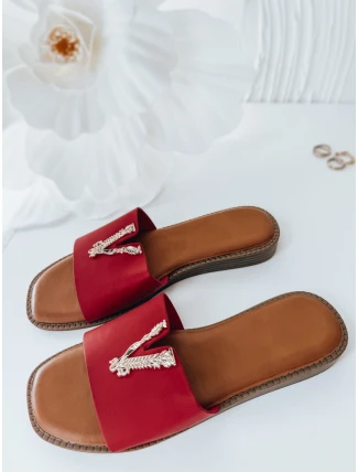 Dámske žabky SOLVINA red FashionStreet ZY0960 Dámske žabky SOLVINA red FashionStreet ZY0960