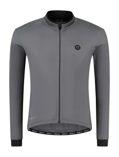Rogelli ESSENTIAL dres s dlhým rukávom graphite 2XL