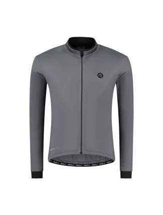 Rogelli ESSENTIAL dres s dlhým rukávom graphite 2XL