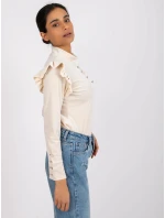 Blúzka DHJ BZ 6533A.44P svetlo béžová