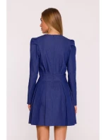 M884 Džínsové šaty - modré