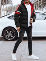 Pánska prešívaná zimná bunda čierna FashionStreet TX4568