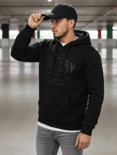 Pánska zateplená mikina s kapucňou čierna FashionStreet BX5920