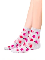 Dámske ponožky Steven art.136 Srdce Dámske ponožky Steven art.136 Srdce