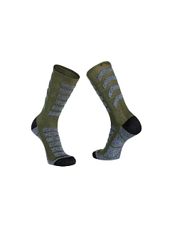 Cyklistické ponožky NORTHWAVE Husky Ceramic High Sock, zelené