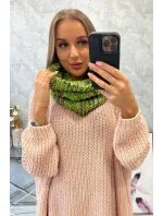 KN16 Dámska čiapka s kapucňou zelená neónová