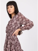 Dámske šaty-TW-SK-BI-0928-3.48-hnedé Dámske šaty-TW-SK-BI-0928-3.48-hnedé