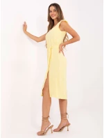 Šaty WN SK 1211.58 svetlo žltá