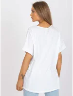 Tričko DHJ TS 6860.26X biela a žltá