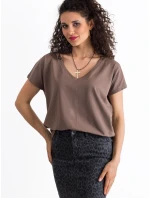 Tričko RV TS 4832.11P hnedé