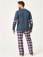 Pyžamo Key MNS 410 B26 s dlhými rukávmi, veľkosť M–2XL Pyžamo Key MNS 410 B26 s dlhými rukávmi, veľkosť M–2XL