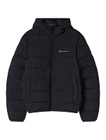 Champion pánska bunda s kapucňou čierna 221548 KK001 pánska