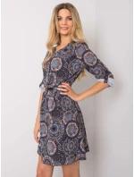 Šaty DHJ SK 12336B.74P tmavo modrá Šaty DHJ SK 12336B.74P tmavo modrá