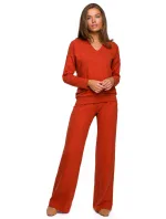 Dámsky sveter S246 terakota - Stylove