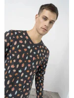 Pohodlná pánska nočná košeľa 17617 - Vamp Pohodlná pánska nočná košeľa 17617 - Vamp