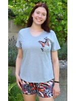 Dámske pyžamo šortky Motýle