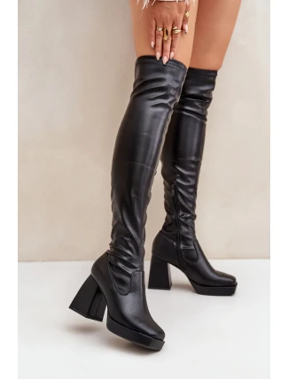 Čižmy na podpätku model 204665 Step in style