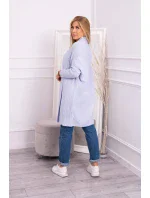 Sveter s netopierími rukávmi modrý