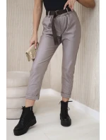 Voskované nohavice s opaskom Fango Voskované nohavice s opaskom Fango