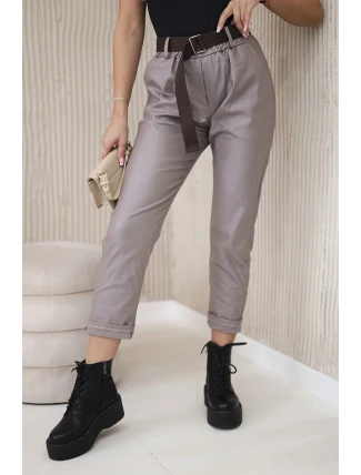 Voskované nohavice s opaskom Fango Voskované nohavice s opaskom Fango