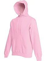 Fruit of the Loom Classic Hooded Sweat Mikina s kapucňou 16.2208 svetloružová