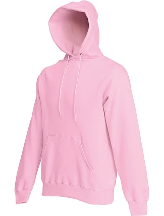 Fruit of the Loom Classic Hooded Sweat Mikina s kapucňou 16.2208 svetloružová