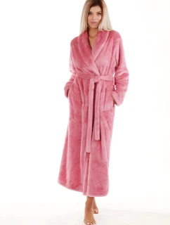 Dámsky župan LILLY extra so šálovým golierom 2120 3352 staroružový - Vestis