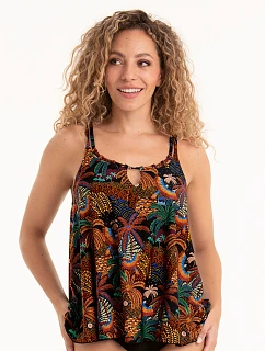 Horná časť plaviek Tankini Mabel 8855-1 safari – RosaFaia