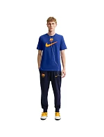 Pánske tričko Nike FC Barcelona Swoosh, modré, IQ5042 455 Pánske tričko Nike FC Barcelona Swoosh, modré, IQ5042 455