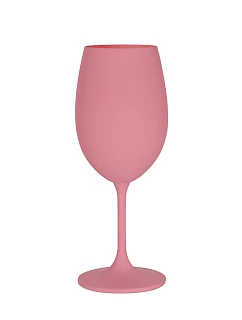 Ružový pohár na víno 350 ml