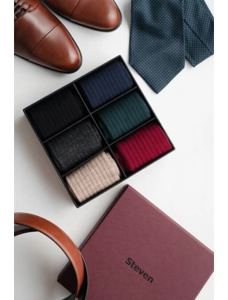 Ponožky Steven art.175/4 Pánske boxy A'6 41-46