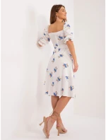 Šaty LK SK 508964 3.95 biela a modrá