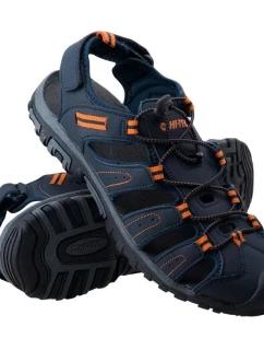 Pánske sandále Tiore M 92800307489 Tmavo modré s oranžovou - Hi-Tec