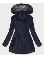 Dámska nepremokavá parka navy blue-grey (m-923)