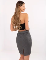 Sukňa RV SD 4793 1.32 tmavo šedá