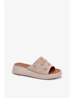 Žabky na platforme model 213952 Krok vo veľkom štýle