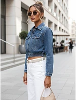 Dámska džínsová bunda BLIRNA modrá FashionStreet TY4167 Dámska džínsová bunda BLIRNA modrá FashionStreet TY4167