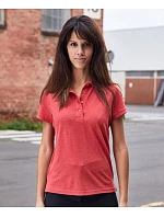 Daiber 8009 Dámske polo tričko z bio bavlny 02.8009 čierna melírovaná Daiber 8009 Dámske polo tričko z bio bavlny 02.8009 čierna melírovaná