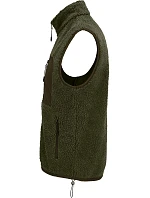 SOL'S Fury Bodywarmer Fleecová vesta Sherpa 25.4041 armádna/tmavoarmádna SOL'S Fury Bodywarmer Fleecová vesta Sherpa 25.4041 armádna/tmavoarmádna