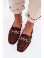 Dámské Mokasíny S Ozdobou Hnědé Palerina