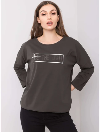 Blúzka RV BZ 6222.18 tmavá khaki