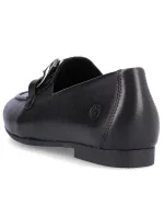 Remonte W RKR645 čierna kožená pohodlná poltopánka na retiazke Remonte W RKR645 čierna kožená pohodlná poltopánka na retiazke