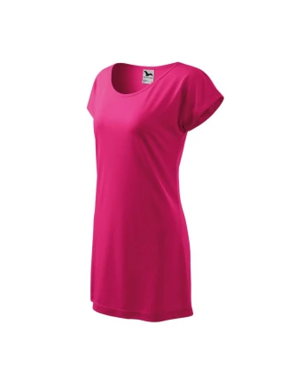 Malfini Love W MLI-12340 fialovo červené šaty