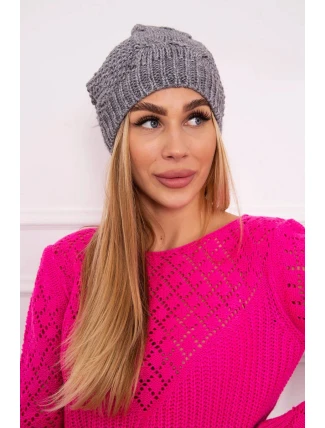 Sandra K210 tmavo šedá fleecová čiapka