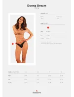 Elegantné tangá Donna Dream thong - Obsessive