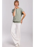Dámska blúzka M498 Pistácie - Made Of Emotion